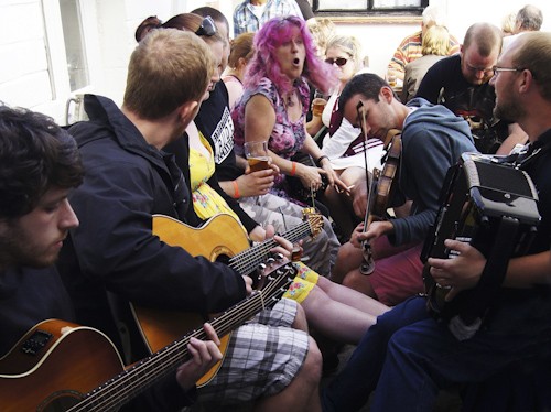 Sidmouth Folk Week 2013 - around the town (in the pubs)