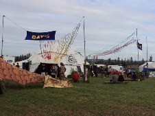 around the festival site