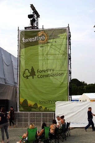 Rebecca Ferguson in the Forests 2014 - around the site