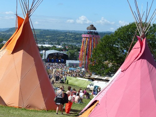 Glastonbury Festival 2014 - around the festival site (The Park)