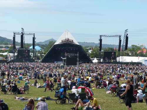 Glastonbury Festival 2014 - around the festival site (The Pyramid)