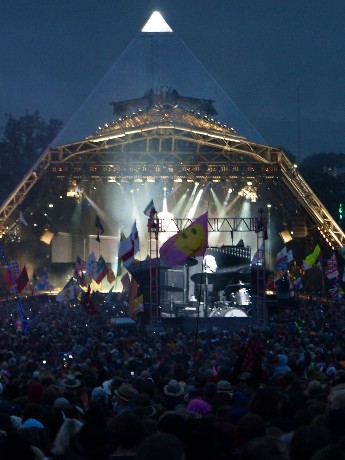 Glastonbury Festival 2014 - The Rolling Stones (view from the crowd)