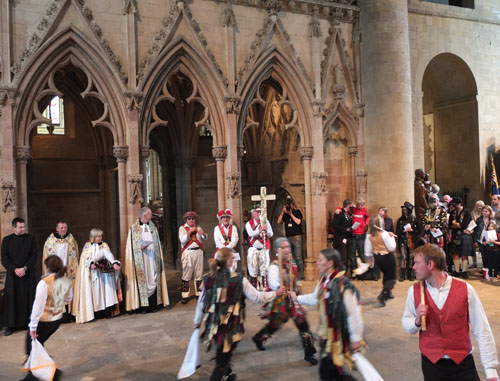 Southwell Folk Festival 2015 - around the festival site (In the Minster)