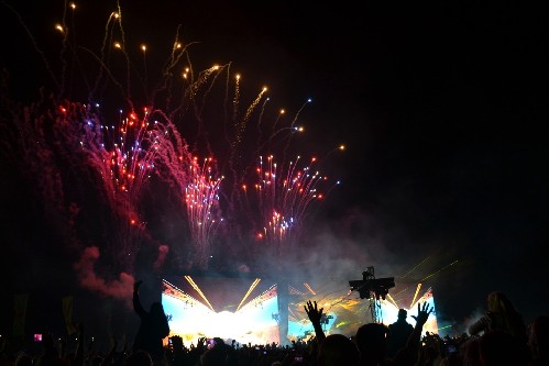 Creamfields 2014 - Avicii fireworks