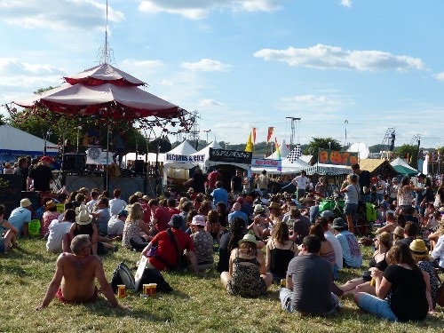 Glastonbury Festival 2016 - around the festival site (Babylon Bandstand)