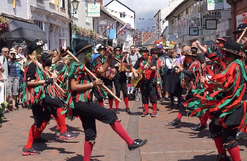 Sidmouth Folk Week 2014 - around the festival site (Morris and Dance)