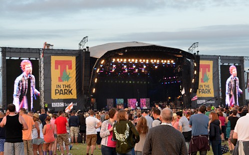 T in the Park 2015 - around the site / crowds - Friday