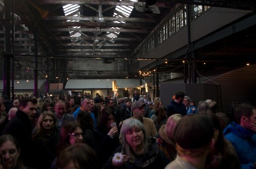 around the festival site (Boilershop): The BBC Radio 6 Music Festival 2015