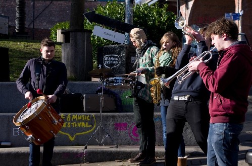 around the festival site (Ouseburn): The BBC Radio 6 Music Festival 2015