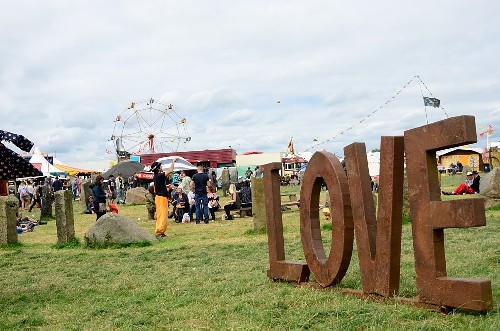 around the festival site: The Beatherder Festival 2015