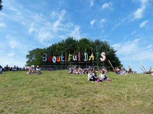 around the festival site: Beautiful Days 2015