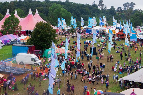 around the festival site: Beautiful Days 2015