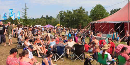 around the festival site: Beautiful Days 2015