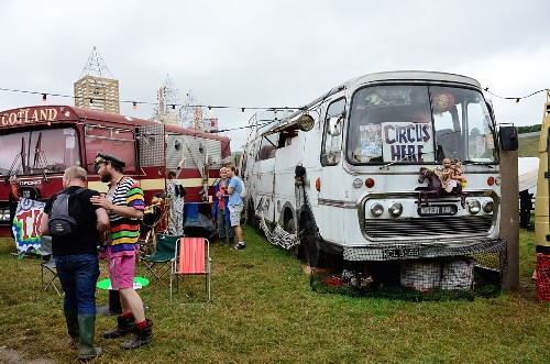 around the festival site: BoomTown Fair 2015