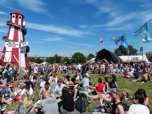 Glastonbury Festival 2016 - around the festival site (Avalon Field)