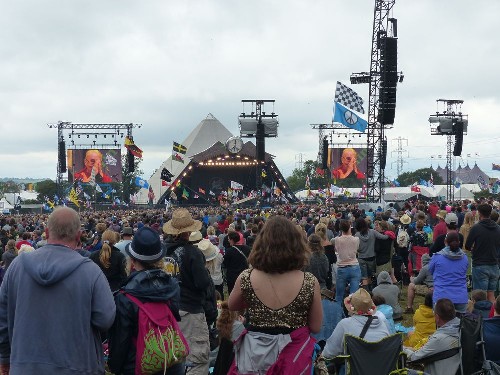 Glastonbury Festival 2016 - around the festival site (Pyramid Stage)