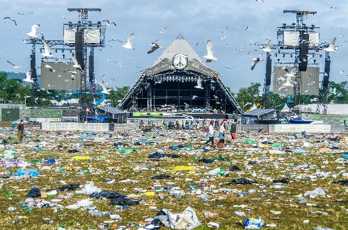 Glastonbury Festival 2015 - around the festival site (the aftermath)