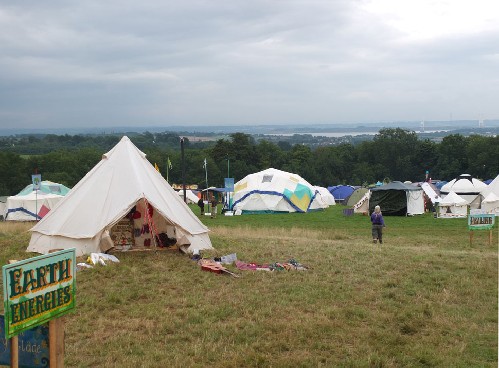 around the festival site: The Green Gathering 2015