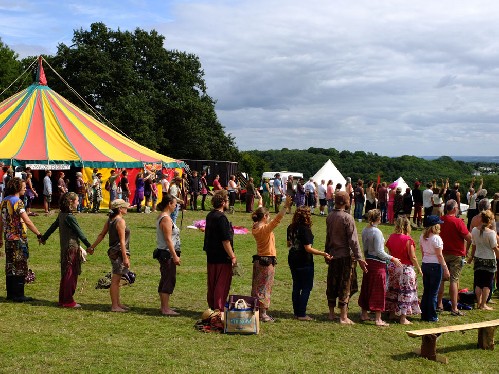 around the festival site: The Green Gathering 2015