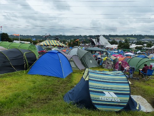 Glastonbury Festival 2017 - around the festival site (camping)