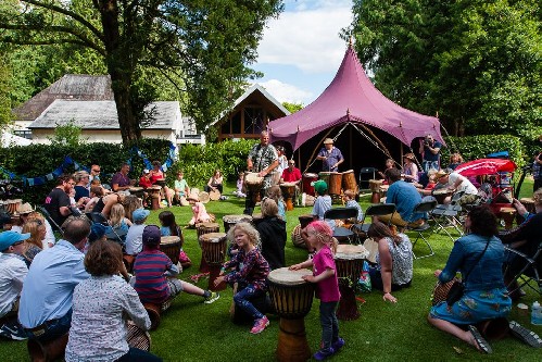 around the festival site: Larmer Tree Festival 2016