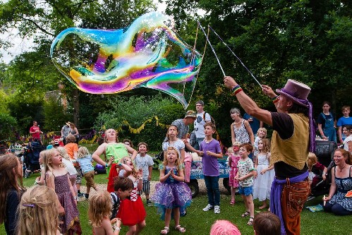 around the festival site: Larmer Tree Festival 2016