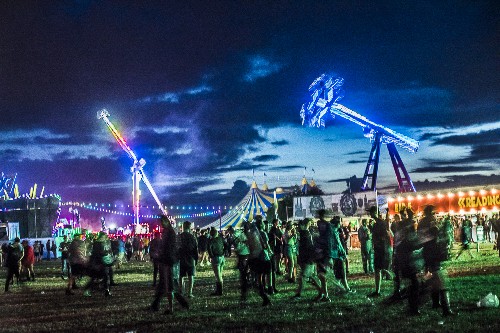 Reading Festival 2018 - around the festival site (fireworks)