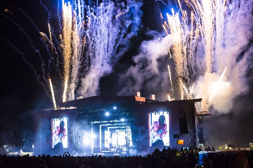 Reading Festival 2017 - around the festival site (fireworks)