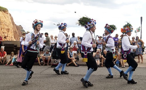 Sidmouth Folk Week 2017 - around the town (Morris and Dance teams)