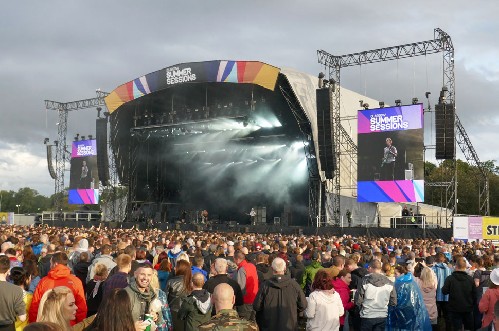 Glasgow Summer Sessions 2019 - the stage / crowd