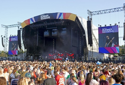 Glasgow Summer Sessions 2019 - the stage / crowd (Sunday 25th August)