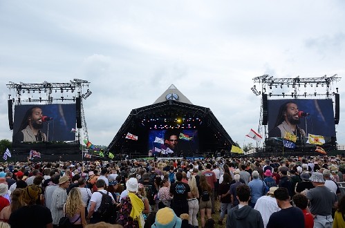 Glastonbury Festival 2023 - Ziggy Marley crowd