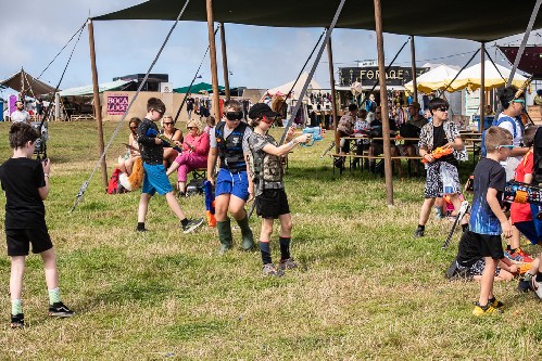 Camp Bestival Dorset 2025 - nerf gun wars