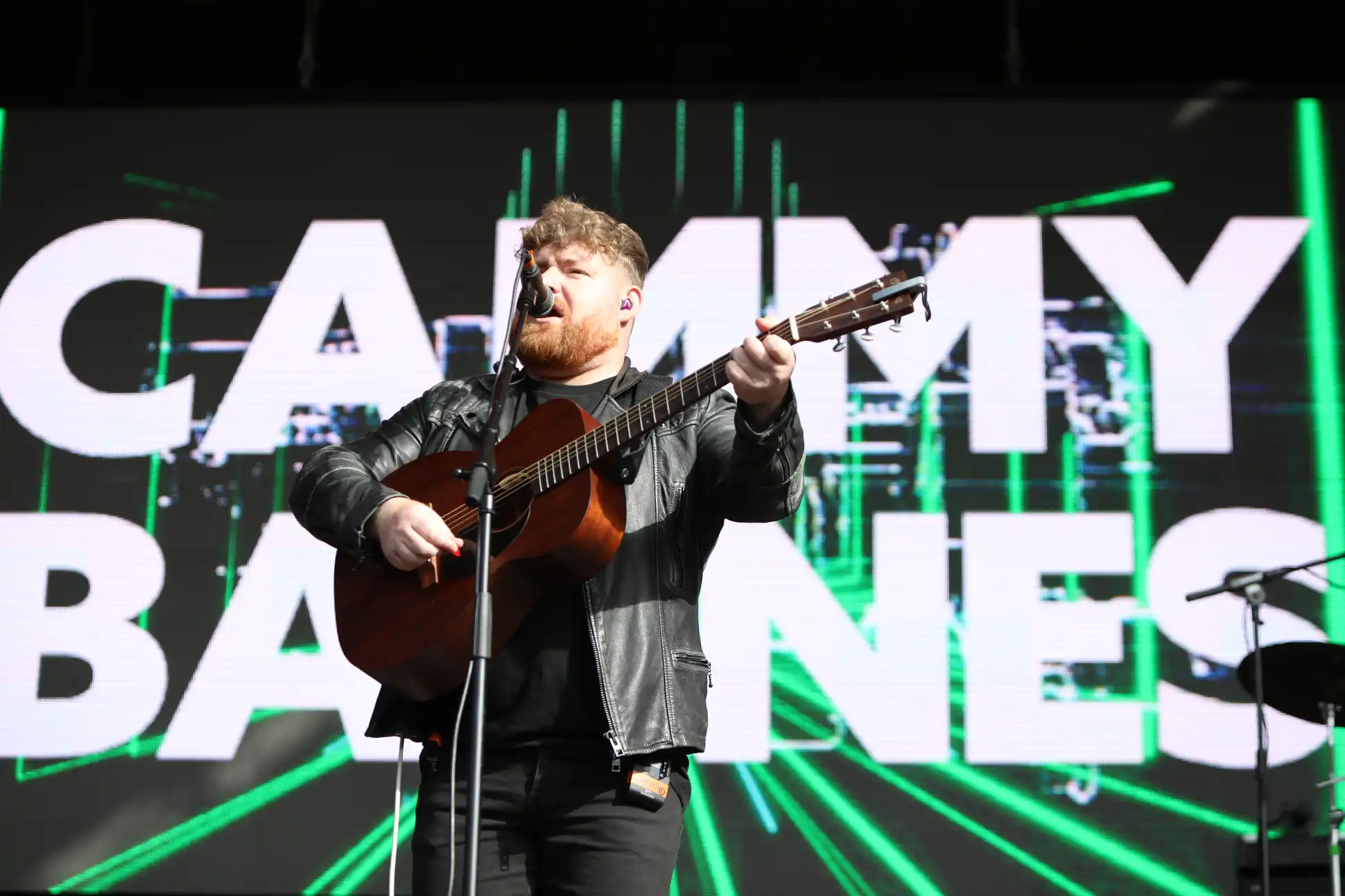 Heartland Festival In Pitlochry 2024 - Cammy Barnes performs on stage