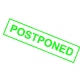 postponed