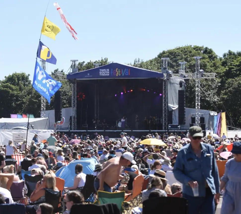 South Tyneside Festival Sunday Concerts 2024 - South Tyneside Festival stage