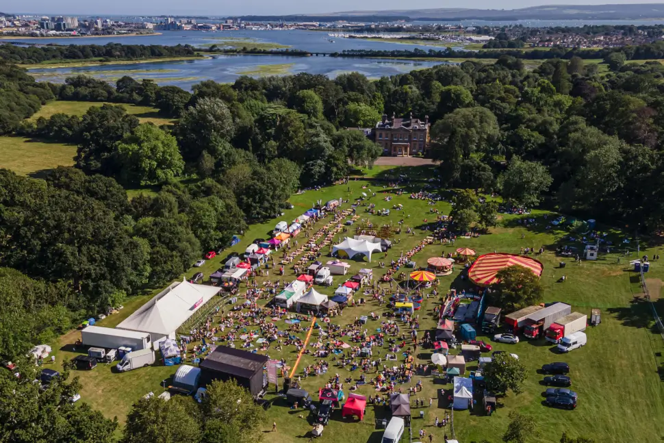 Upton House Food & Music Festival 2024 - Upton House Food and Music Aerial