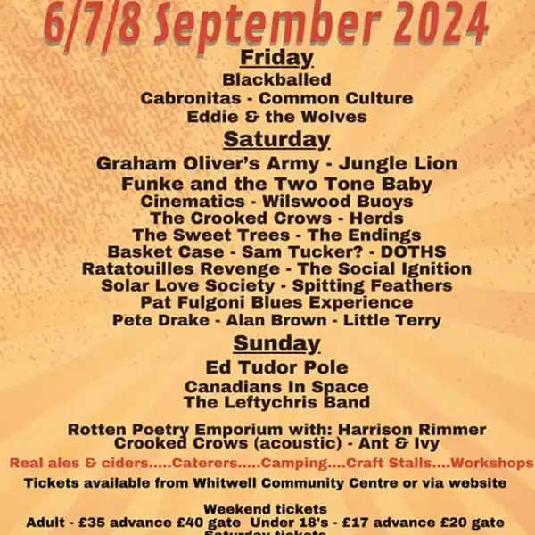 Whitwell Festival of Music 2024