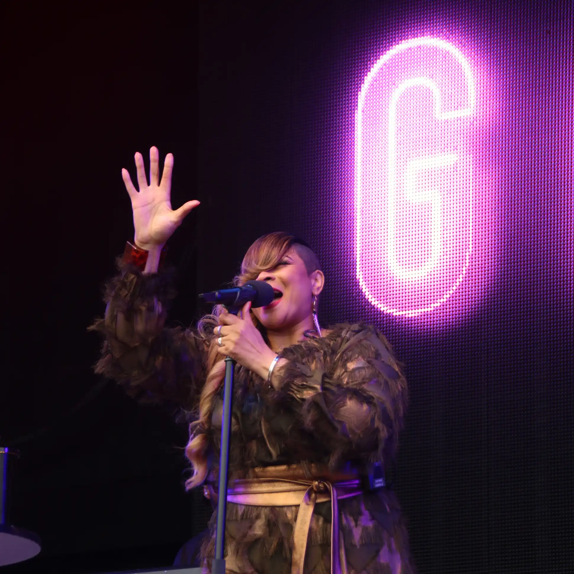 Gabrielle performs at Rewind Festival North 2024