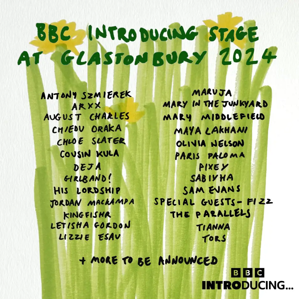 Glastonbury Festival 2024 - BBC Introducing Stage Poster 1 - Glastonbury 2024