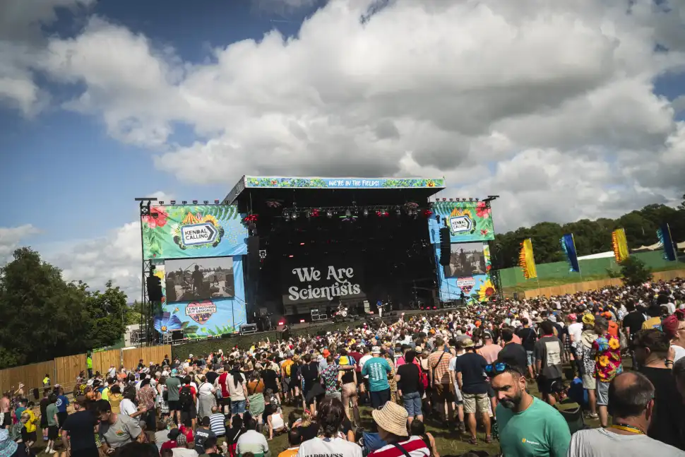 Kendal Calling  2025 - Kendall Calling Festival main stage in the sunshine 2023