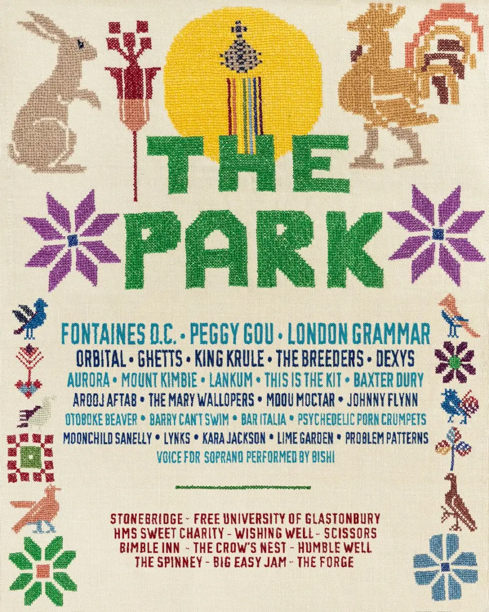 Glastonbury Festival 2024 - Glastonbury - The Park Lineup Posters 2024 - eFestivals