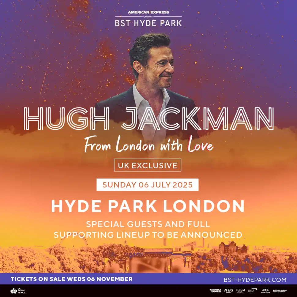 BST Hyde Park 2025 - Hugh Jackman BST Hyde Park 2025 Poster