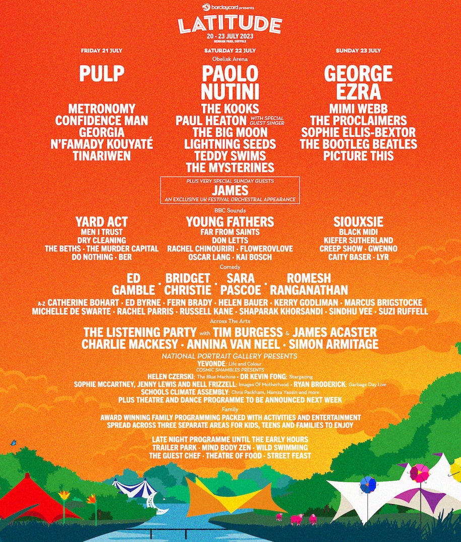 Latitude Festival 2023 Line-up Poster