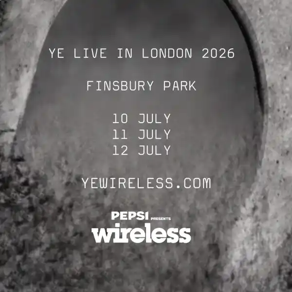 Ye To Headline All Three Days Of Wireless Festival 2026