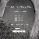 Ye To Headline All Three Days Of Wireless Festival 2026