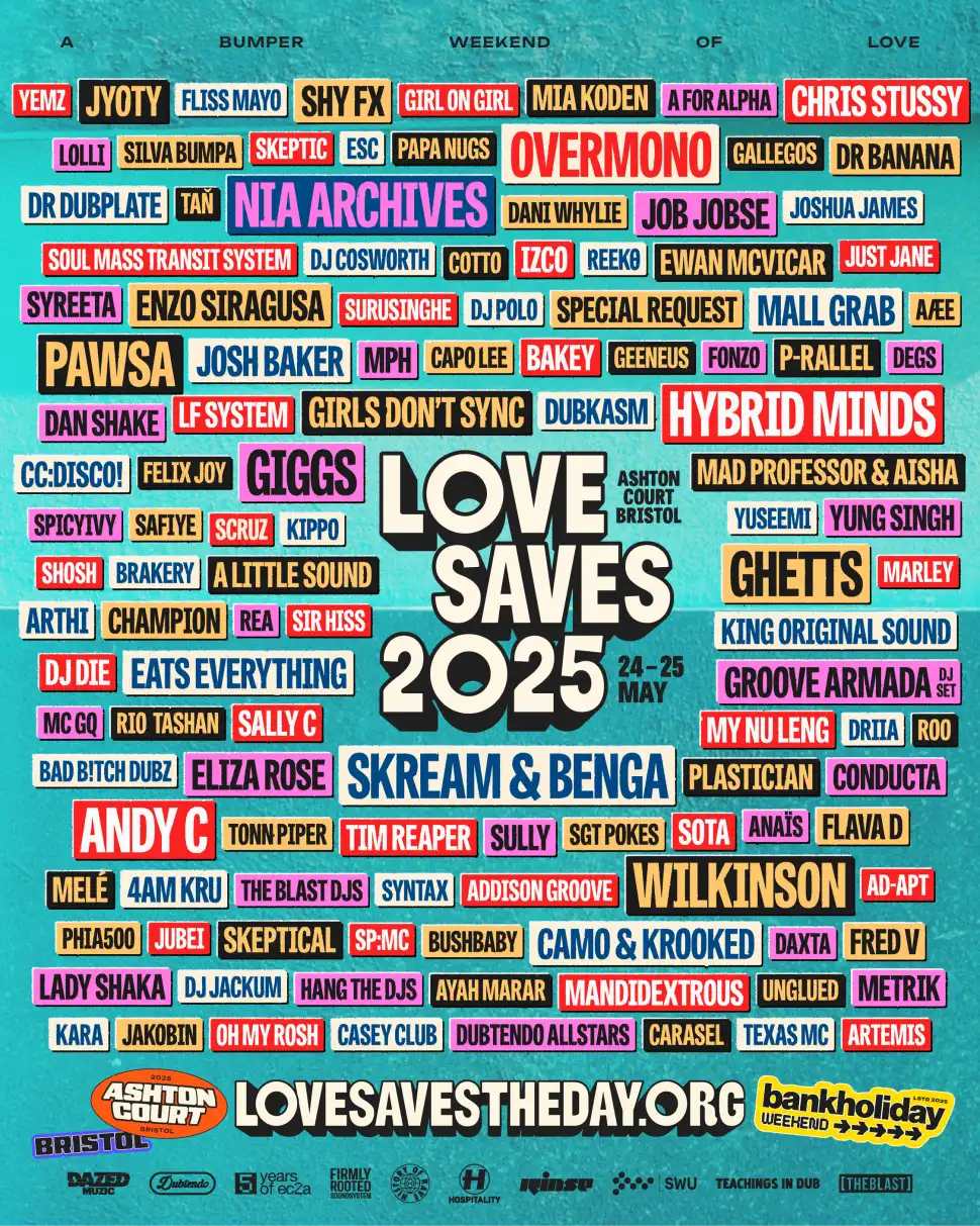 Love Saves The Day Festival 2025 Lineup And Rumours eFestivals