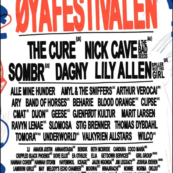 Oslo's Oya Festival announces final artists for 2026 lineup